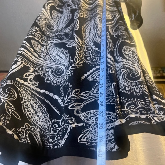 Paisley Print Sweater Dress Plus - Picture 9 of 10